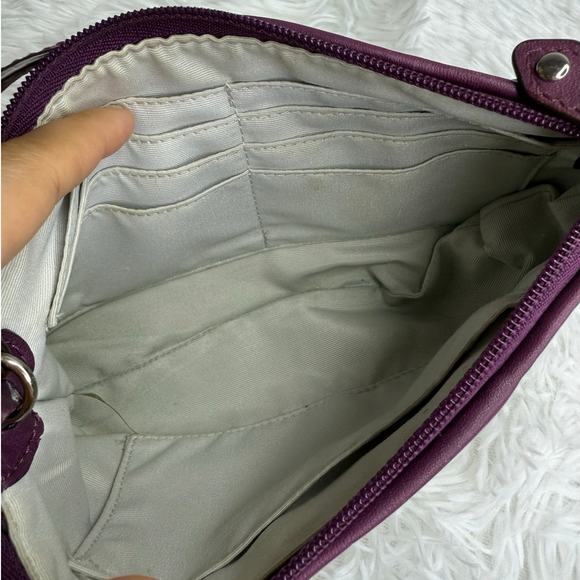 COACH y2k Purple Signature Canvas Wristlet Mini Purse - Picture 9 of 11